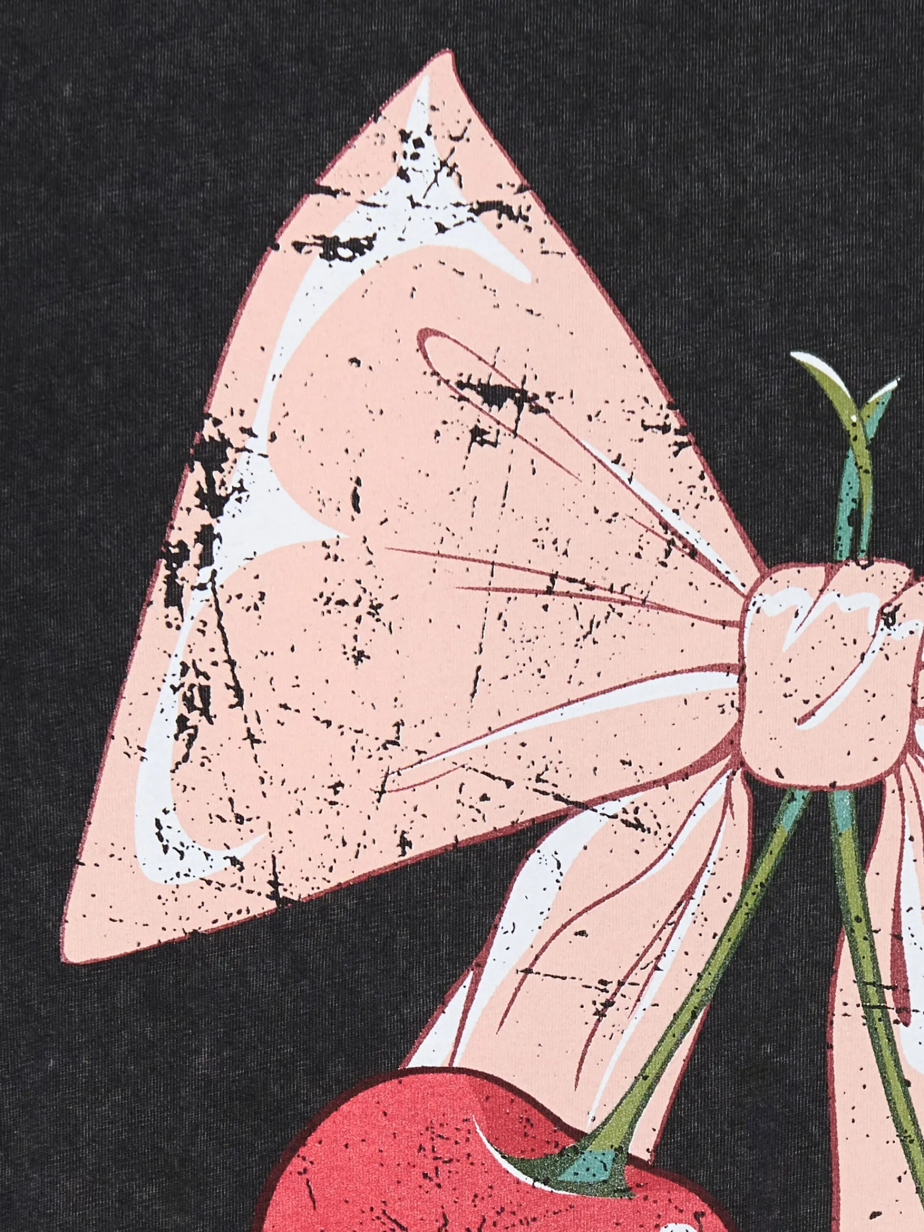 Cropp Koszulki, Topy*Koszulka oversize z motywem wiśni