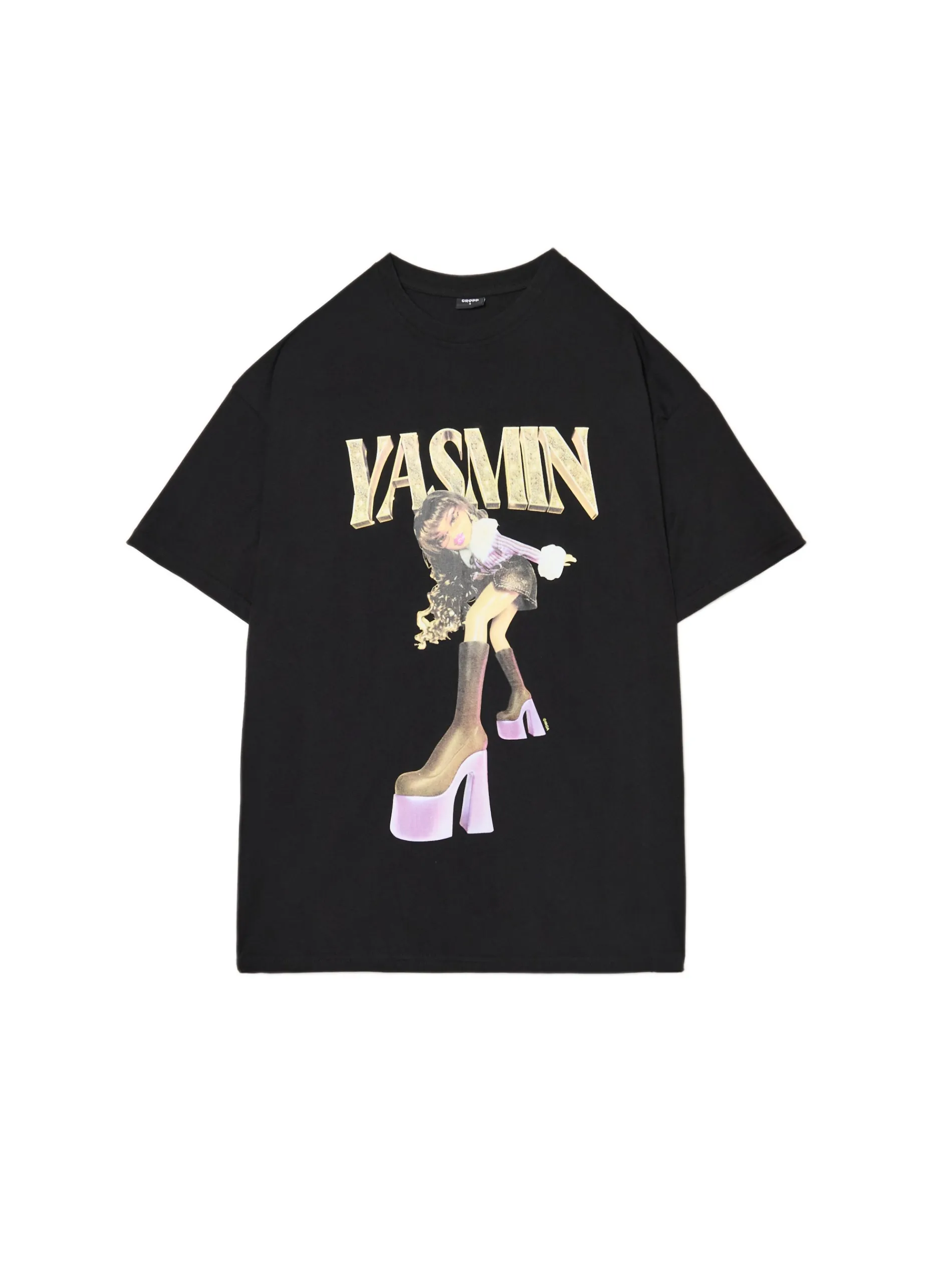 Cropp Koszulki, Topy*Koszulka oversize z nadrukiem Bratz