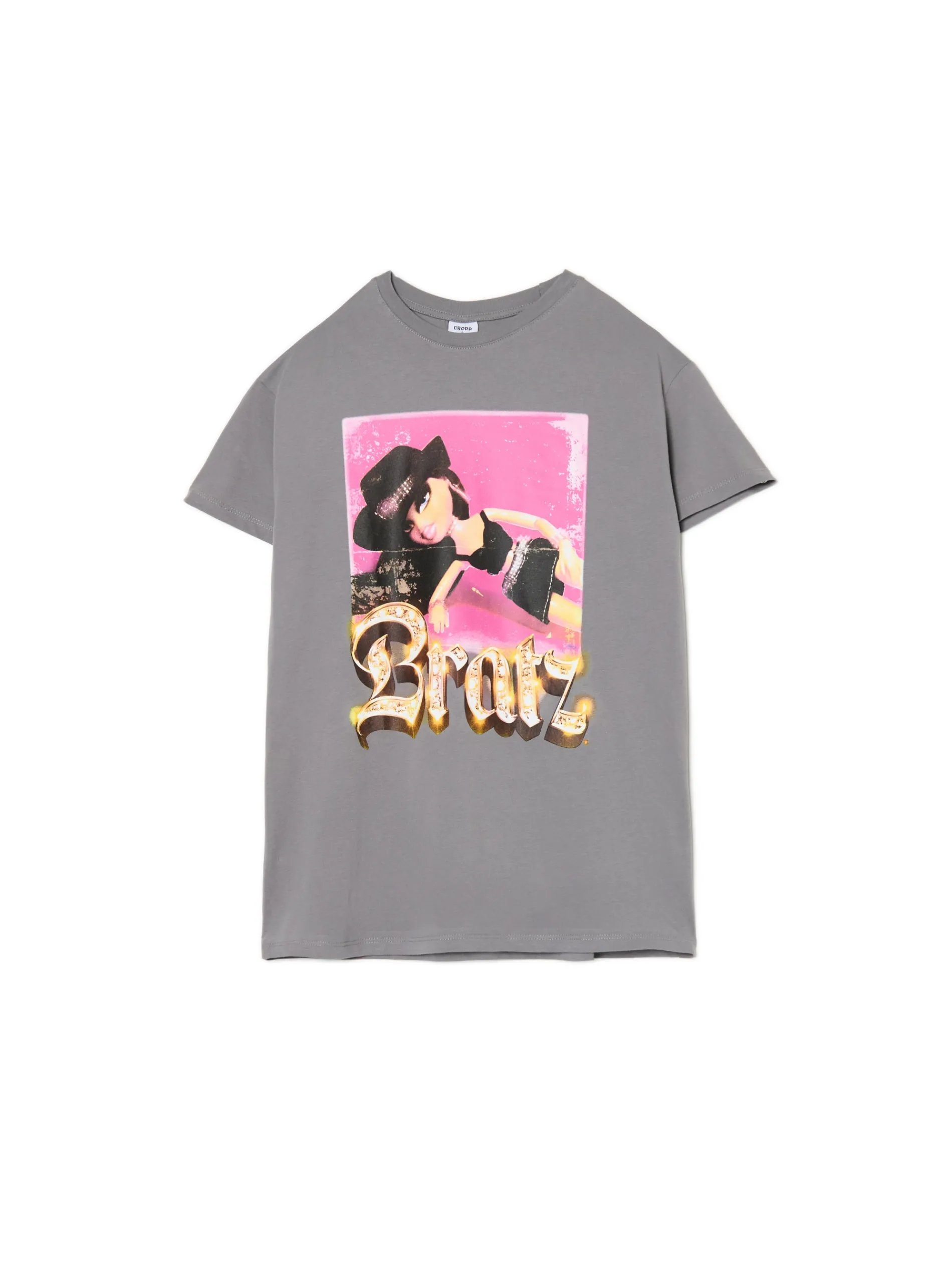 Cropp Koszulki, Topy*Koszulka oversize z nadrukiem Bratz