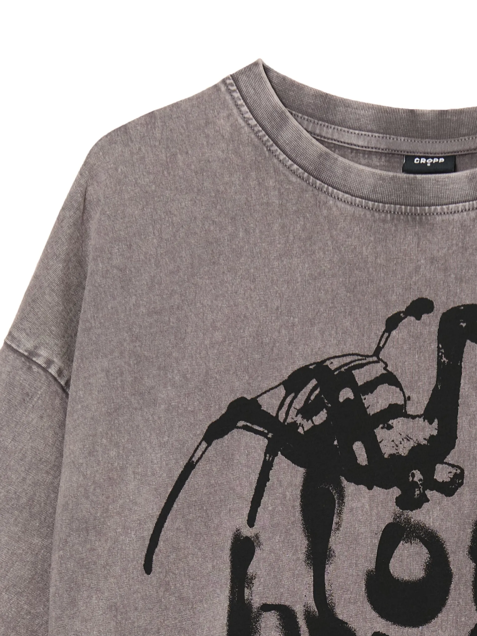 Cropp Koszulki, Topy*Koszulka oversize z nadrukiem