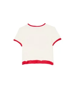 Cropp Koszulki, Topy*Koszulka z kontrastowym wykończeniem