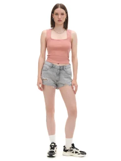 Cropp Koszulki, Topy*Koszulka z kwadratowym dekoltem