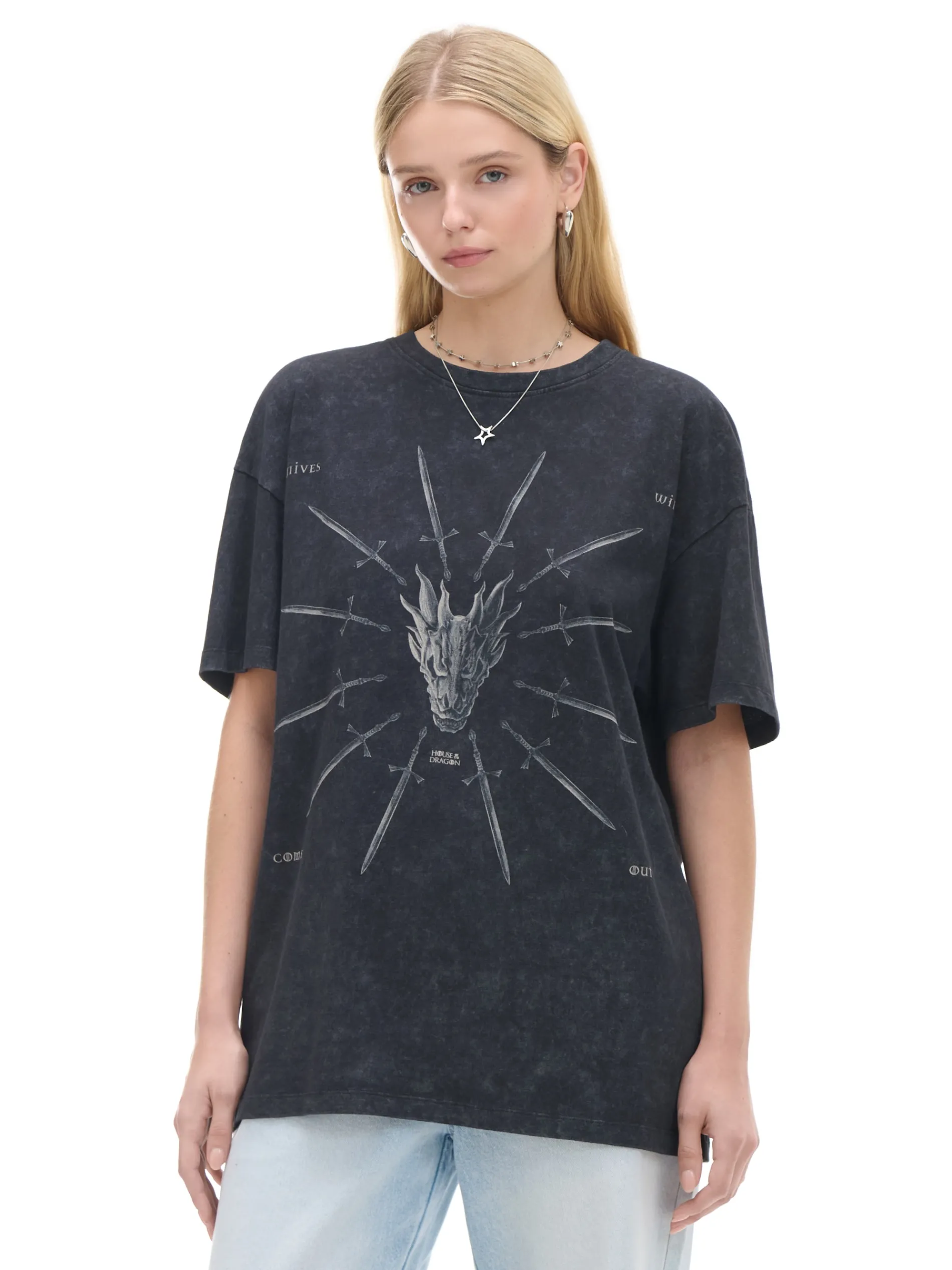 Cropp Unisex|Unisex*Koszulka z nadrukiem Ród Smoka UNISEX