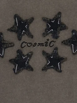 Cropp Koszulki, Topy*Koszulka z naszywkami w gwiazdki
