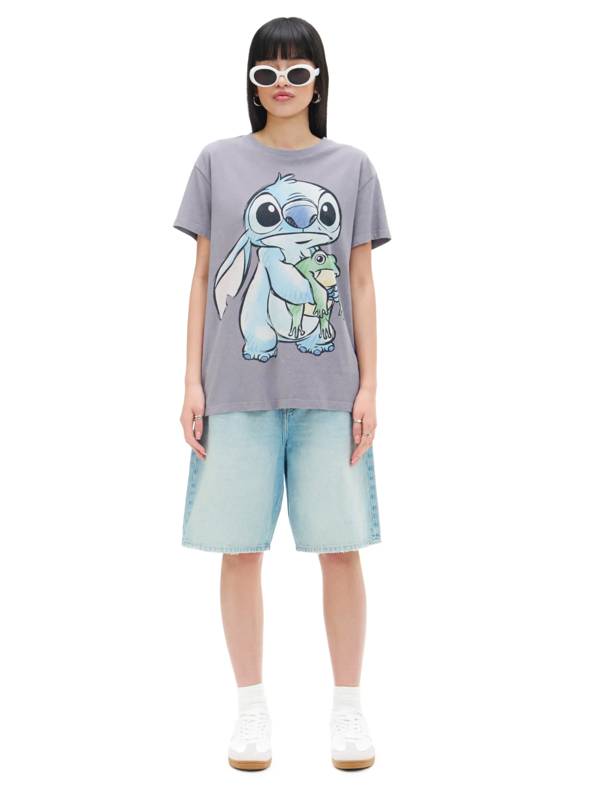 Cropp Koszulki, Topy*Koszulka ze Stitchem