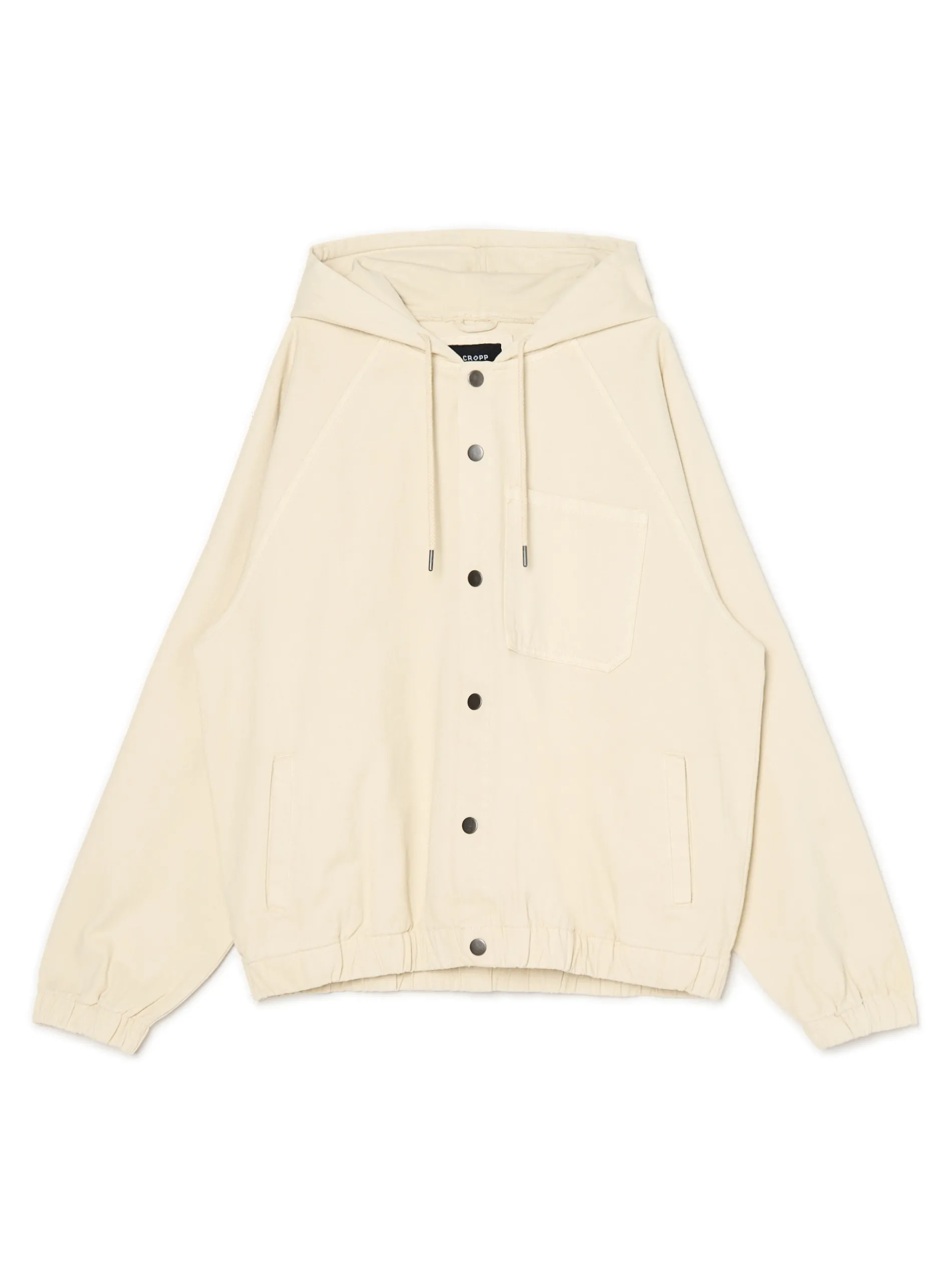 Cropp Kurtki, Płaszcze|Denim*Kremowa bawełniana katanka