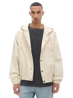 Cropp Kurtki, Płaszcze|Denim*Kremowa bawełniana katanka