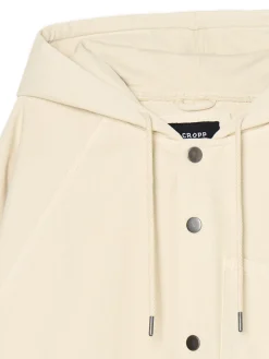 Cropp Kurtki, Płaszcze|Denim*Kremowa bawełniana katanka