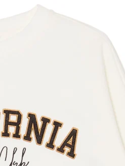 Cropp Bluzy*Kremowa bluza z naszywkami