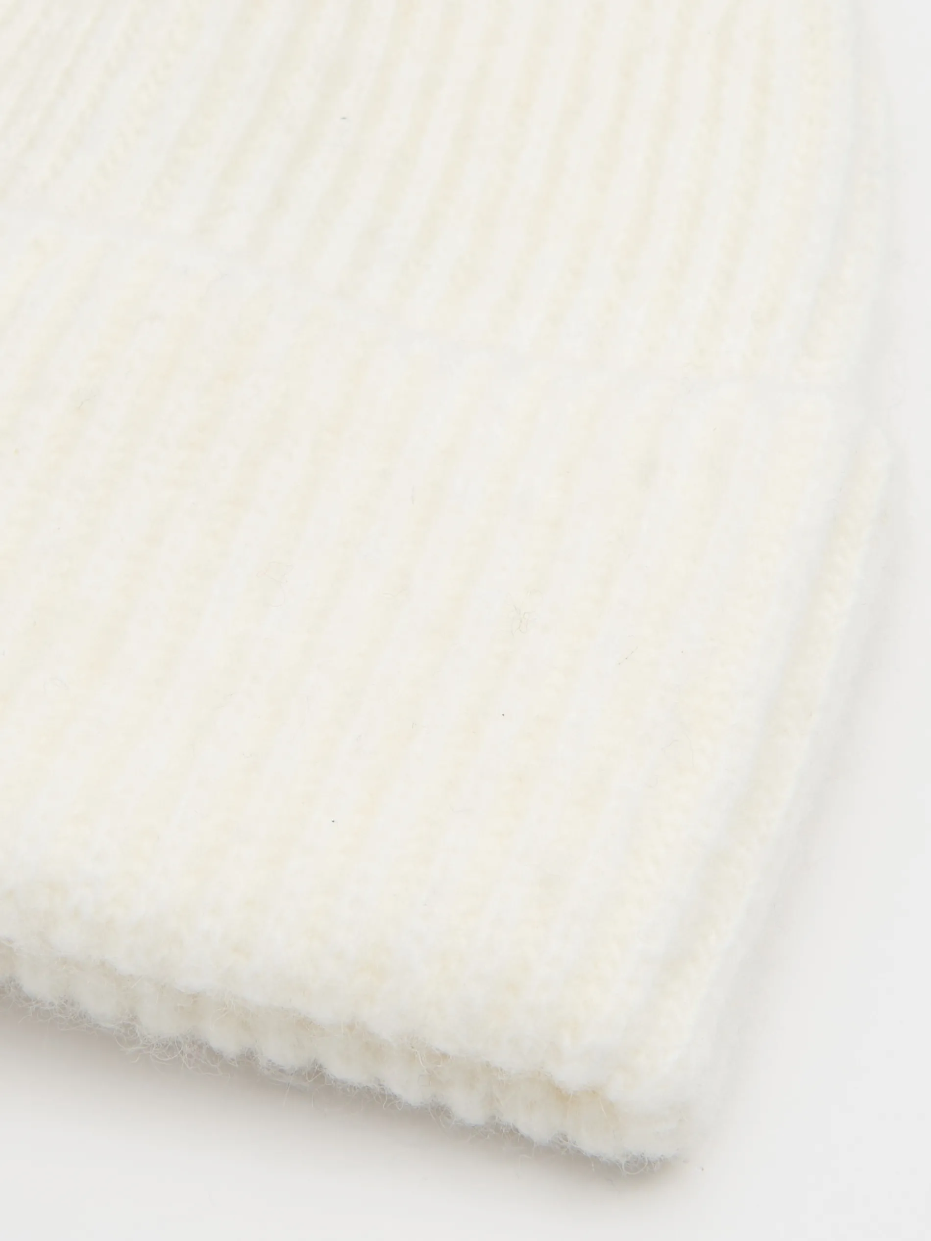 Cropp Czapki*Kremowa czapka z domieszką wełny