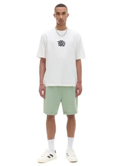 Cropp Koszulki*Kremowa koszulka z haftem