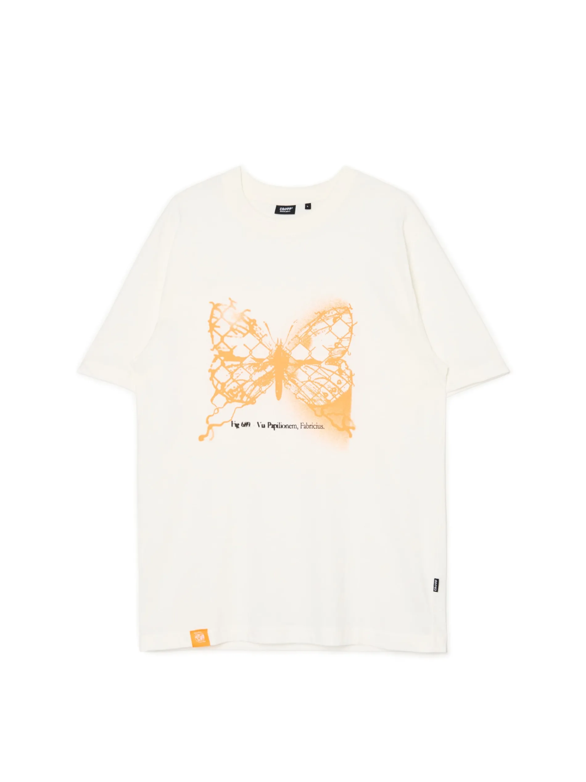 Cropp Koszulki*Kremowa koszulka z motylem