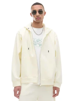 Cropp Bluzy|Sety*Kremowa rozpinana bluza z kapturem