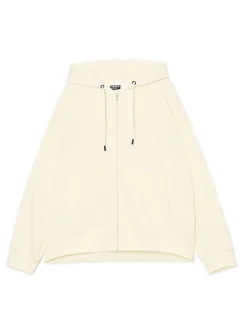 Cropp Bluzy|Sety*Kremowa rozpinana bluza z kapturem