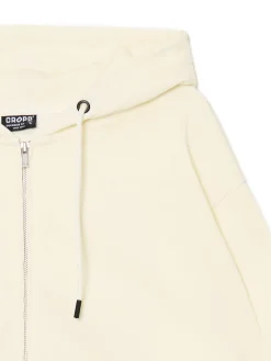 Cropp Bluzy|Sety*Kremowa rozpinana bluza z kapturem
