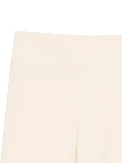 Cropp Spodnie*Kremowe dresy typu flare