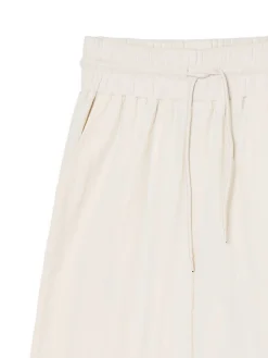 Cropp Spodnie|Sety*Kremowe spodnie baggy z wysokim stanem