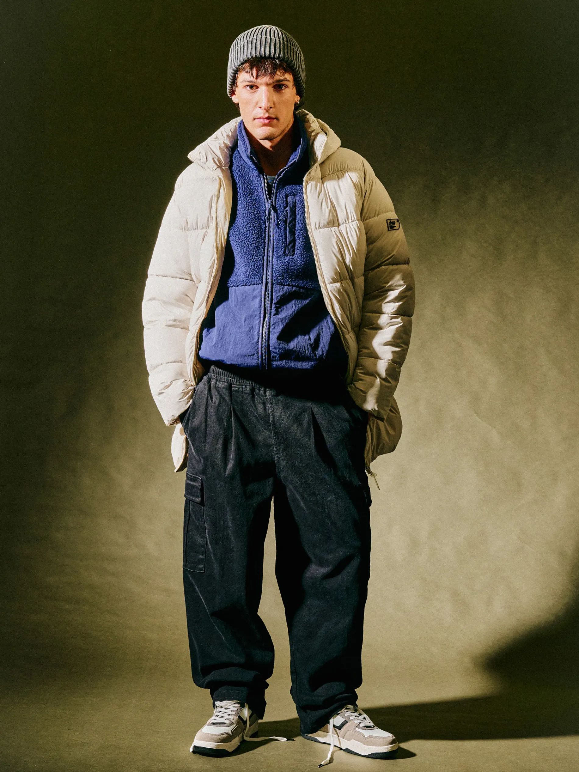 Cropp Kurtki Zimowe|Kurtki, Płaszcze*pikowany płaszcz z kapturem