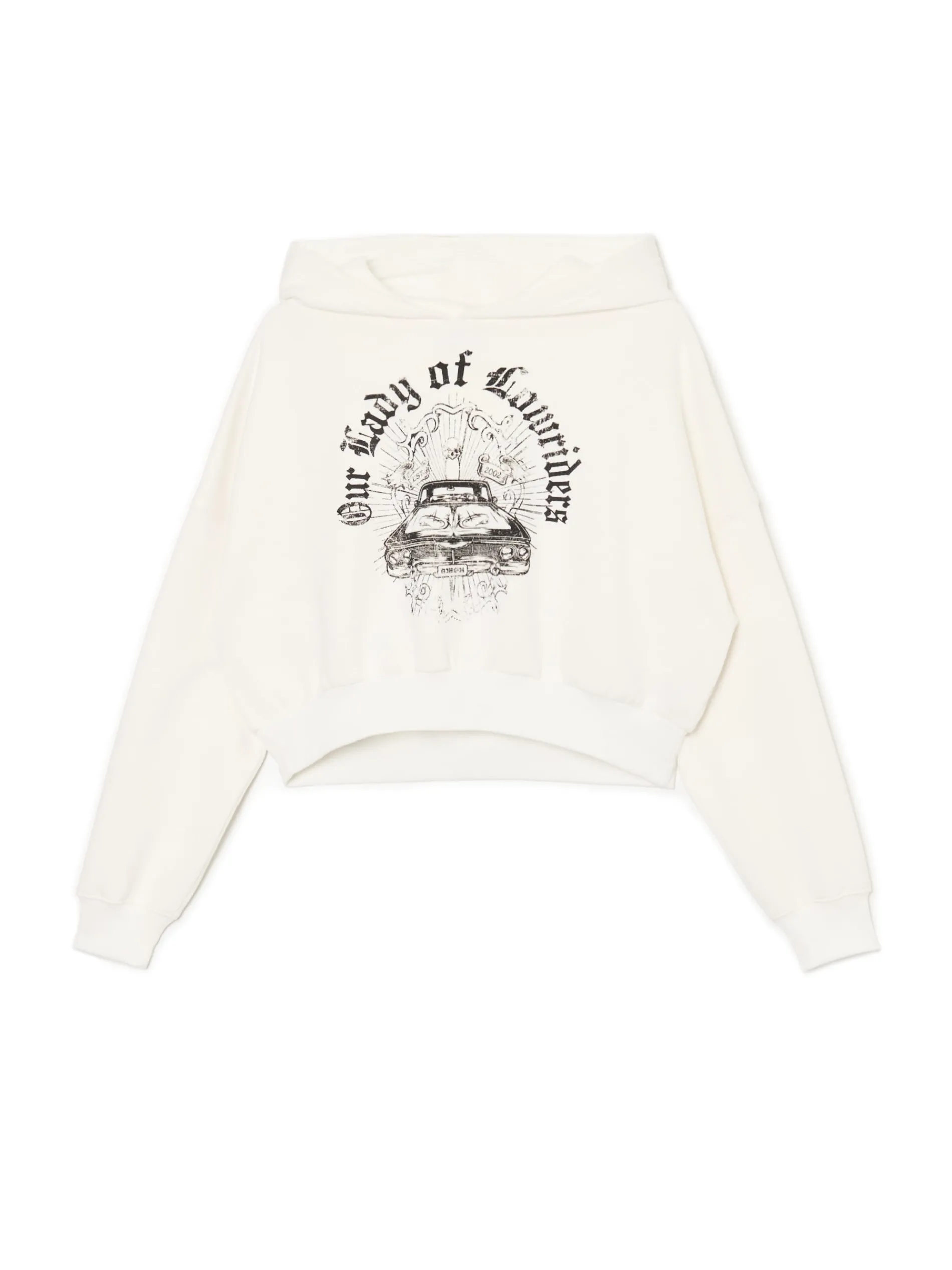 Cropp Bluzy*Krótka bluza ze spranym nadrukiem