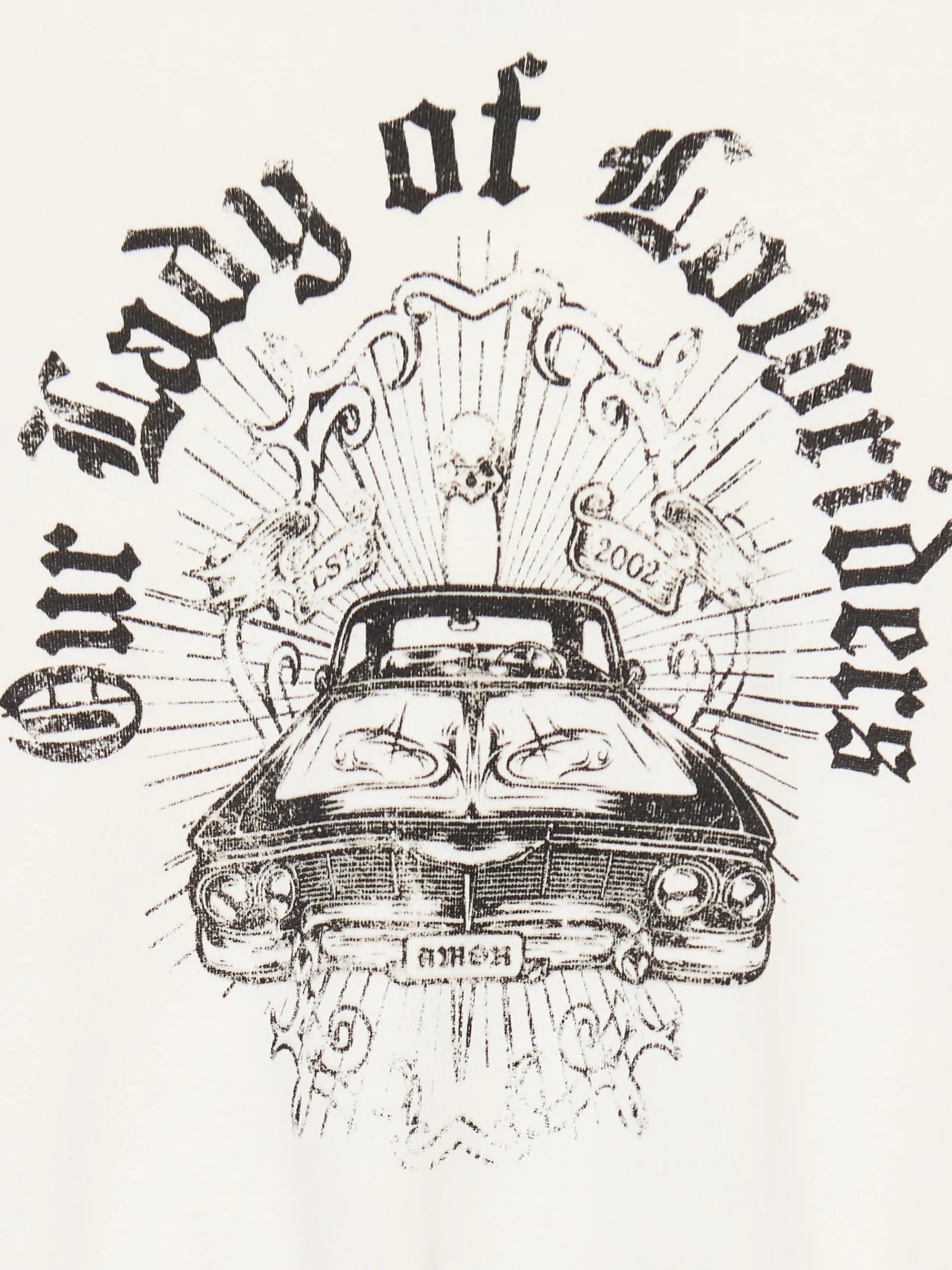 Cropp Bluzy*Krótka bluza ze spranym nadrukiem