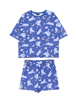 Cropp Piżamy*Krótka dwuczęściowa piżama ze Stitchem