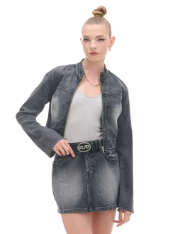Cropp Kurtki, Płaszcze|Sety*Krótka jeansowa kurtka
