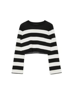 Cropp Swetry*Krótki sweter w paski