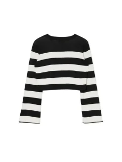 Cropp Swetry*Krótki sweter w paski
