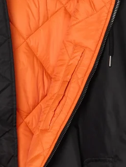 Cropp Kurtki Zimowe|Kurtki, Płaszcze*Kurtka bomberka z dzianinowym kapturem