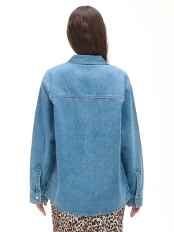 Cropp Kurtki, Płaszcze*Kurtka jeansowa z efektem sprania