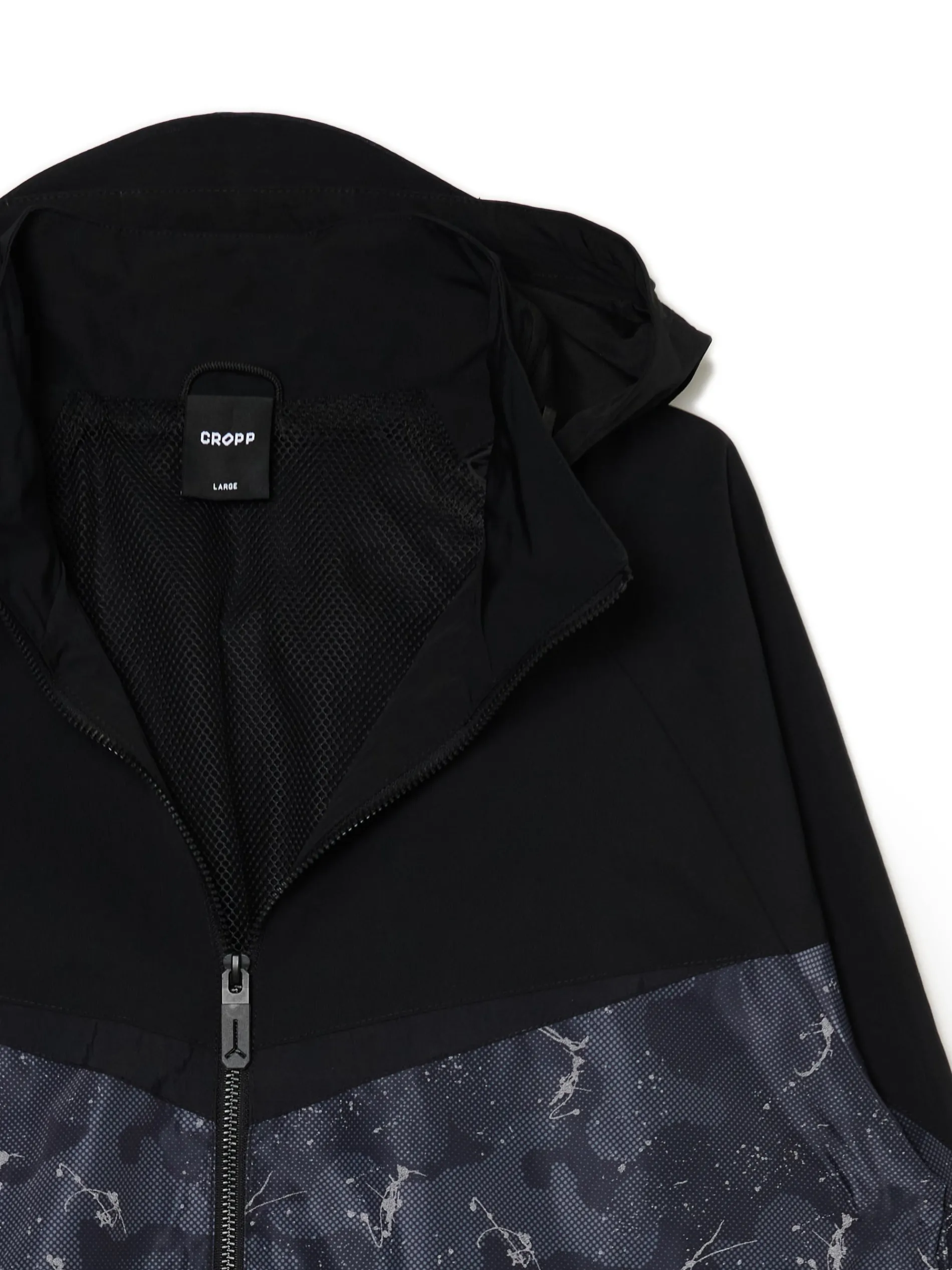 Cropp Kurtki, Płaszcze*Kurtka z chowanym kapturem i nadrukiem