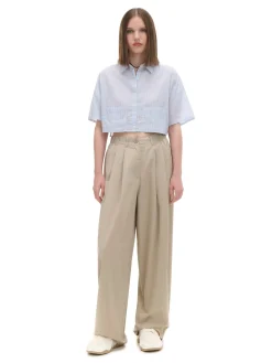 Cropp Koszule, Bluzki*Luźna niebieska koszula crop