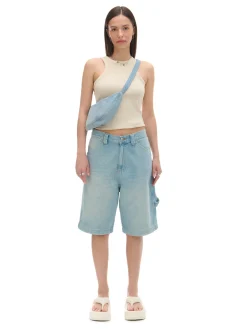 Cropp Jeansy*Luźne jeansowe spodenki bermudy