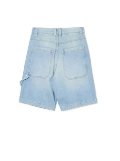 Cropp Jeansy*Luźne jeansowe spodenki bermudy