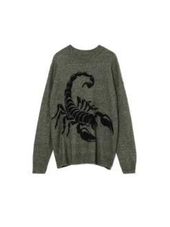 Cropp Swetry*Melanżowy sweter ze skorpionem