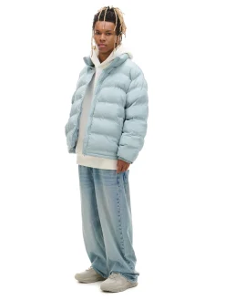 Cropp Kurtki Zimowe|Kurtki, Płaszcze*Miętowa kurtka pufferka