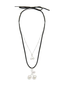 Cropp Biżuteria*Naszyjnik z zawieszką wiśni