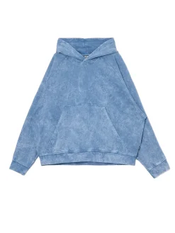Cropp Bluzy|Unisex*Niebieska bluza oversize z kapturem UNISEX