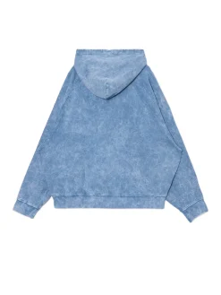 Cropp Bluzy|Unisex*Niebieska bluza oversize z kapturem UNISEX