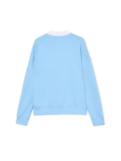 Cropp Bluzy*Niebieska bluza z kołnierzykiem