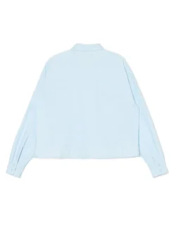 Cropp Koszule, Bluzki*Niebieska koszula z rozcięciami