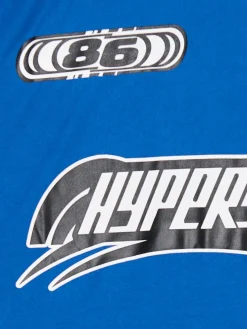 Cropp Koszulki, Topy*Niebieska koszulka oversize Baltic Games