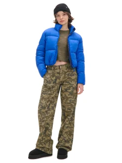 Cropp Kurtki, Płaszcze*Niebieska kurtka puffer