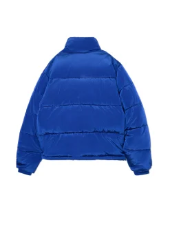 Cropp Kurtki Zimowe|Kurtki, Płaszcze*Niebieska kurtka puffer ze stójką