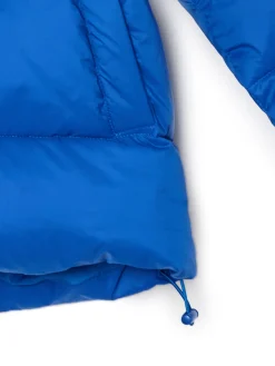 Cropp Kurtki, Płaszcze*Niebieska pikowana kurtka z kapturem