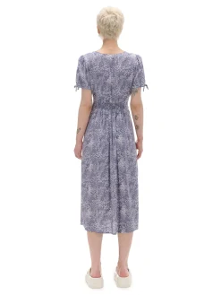 Cropp Sukienki, Kombinezony*Niebieska sukienka midi w kwiaty