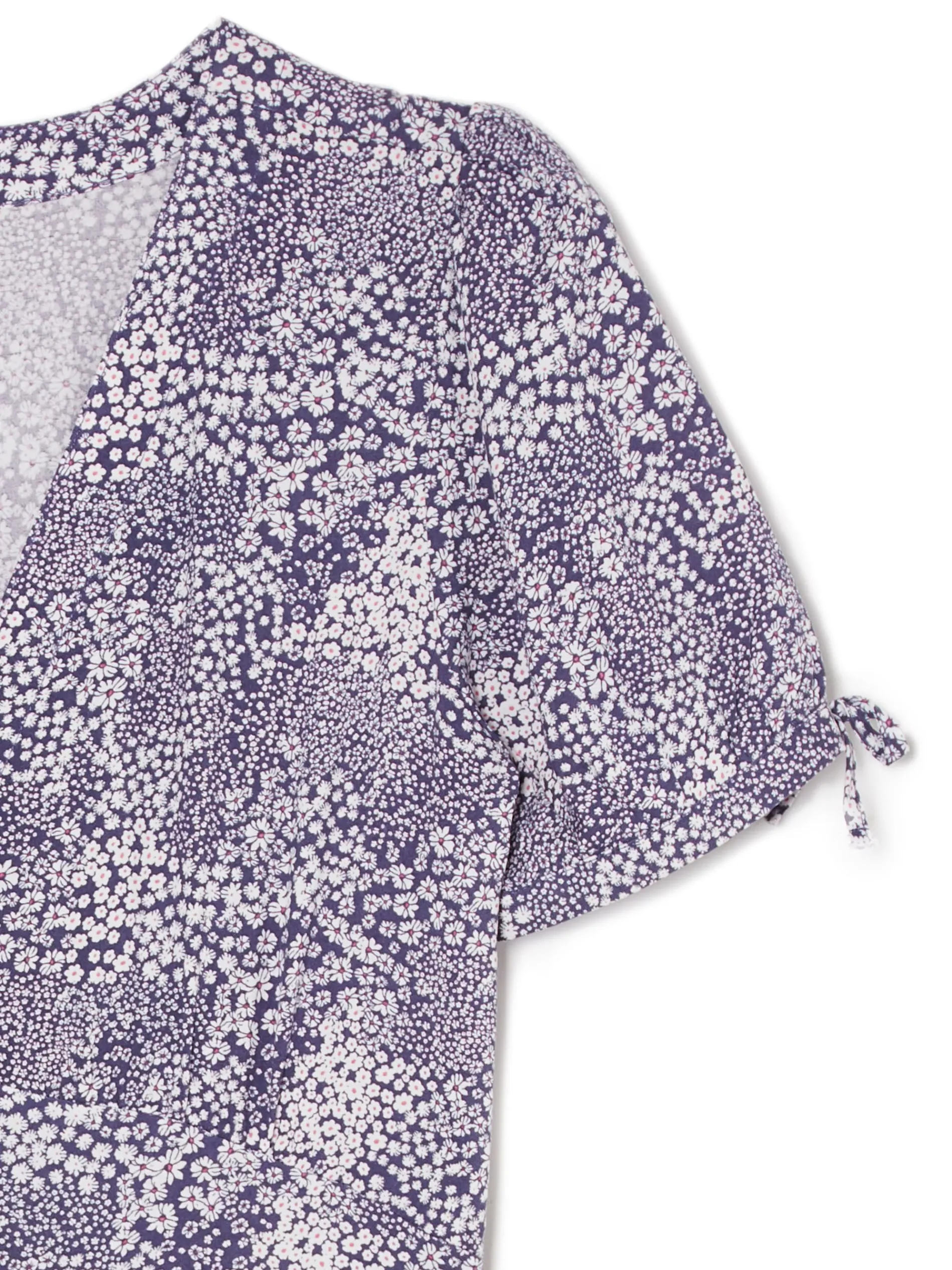 Cropp Sukienki, Kombinezony*Niebieska sukienka midi w kwiaty