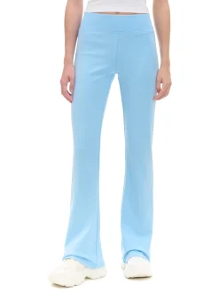 Cropp Spodnie*Niebieskie dresy typu flare