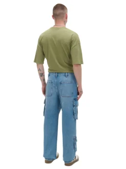 Cropp Jeansy|Baggy*e jeansy baggy z kieszeniami cargo