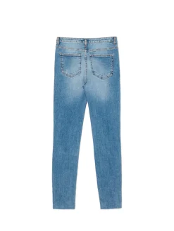 Cropp Jeansy*e jeansy skinny z przetarciami